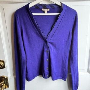 BURBERRY BRIT Merino Wool Cardigan